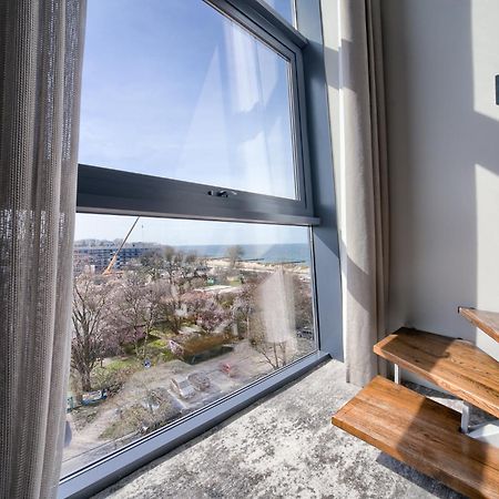 Apartamentyprzymorzu Marine***** Apartament Dwupoziomowy Z Widokiem Na Morze Kołobrzeg Exterior foto